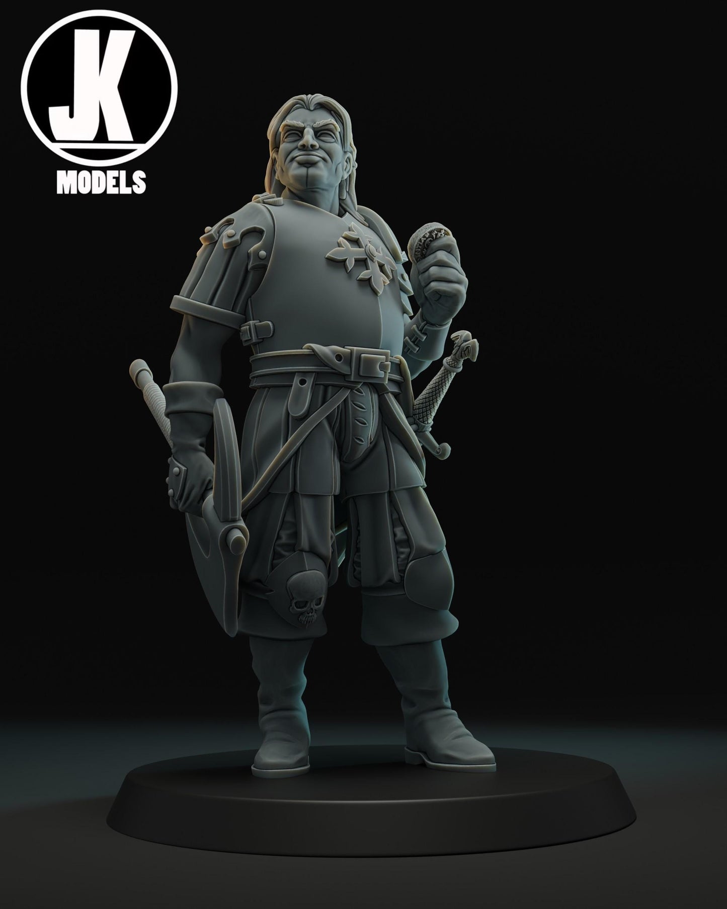 Mercenary Leader Miniature - JK Remo Models
