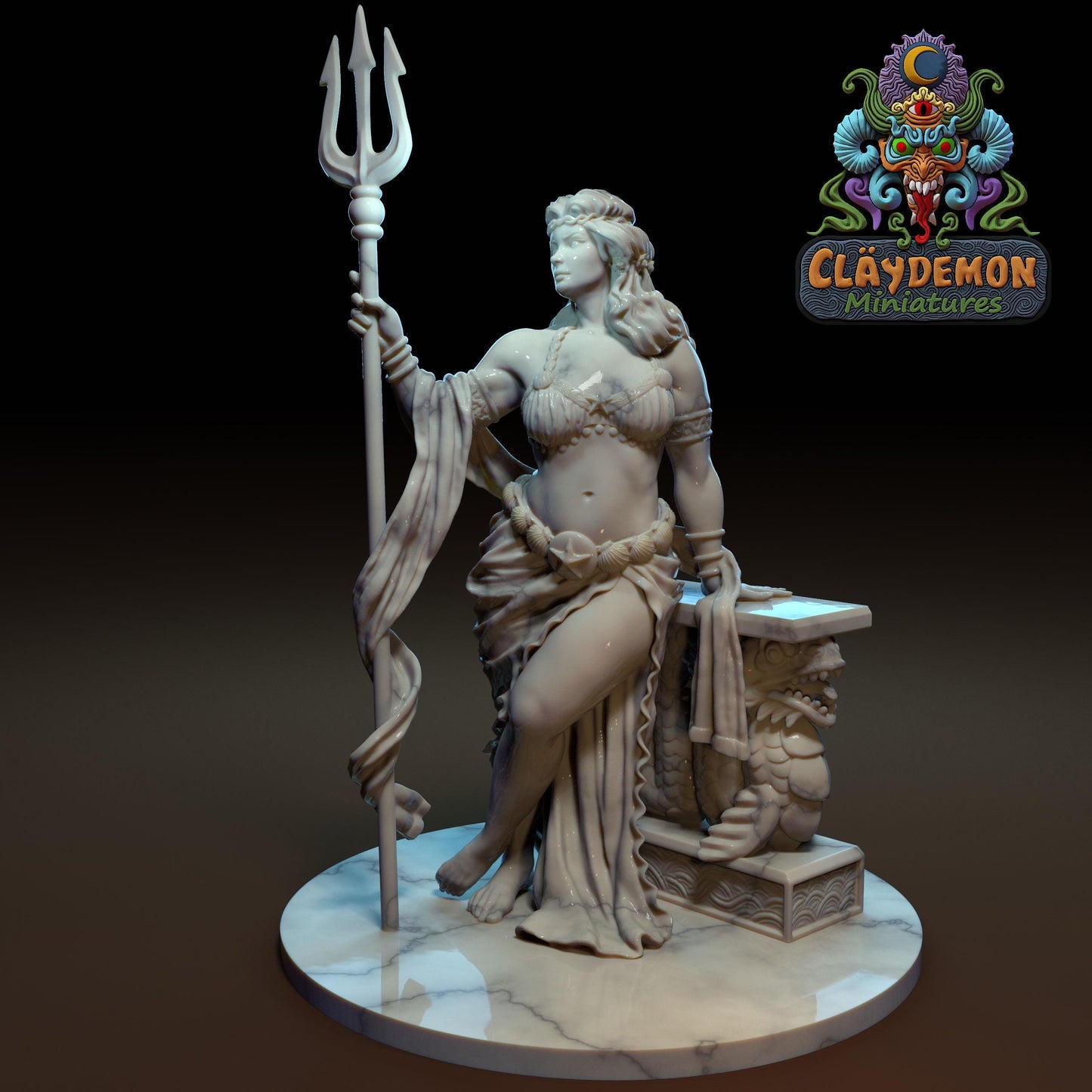 Goddess Dione Miniature - by Claydemon Miniatures
