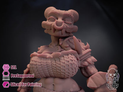 Forlorn Ramshackle Kobold Miniature - by Jigglystix