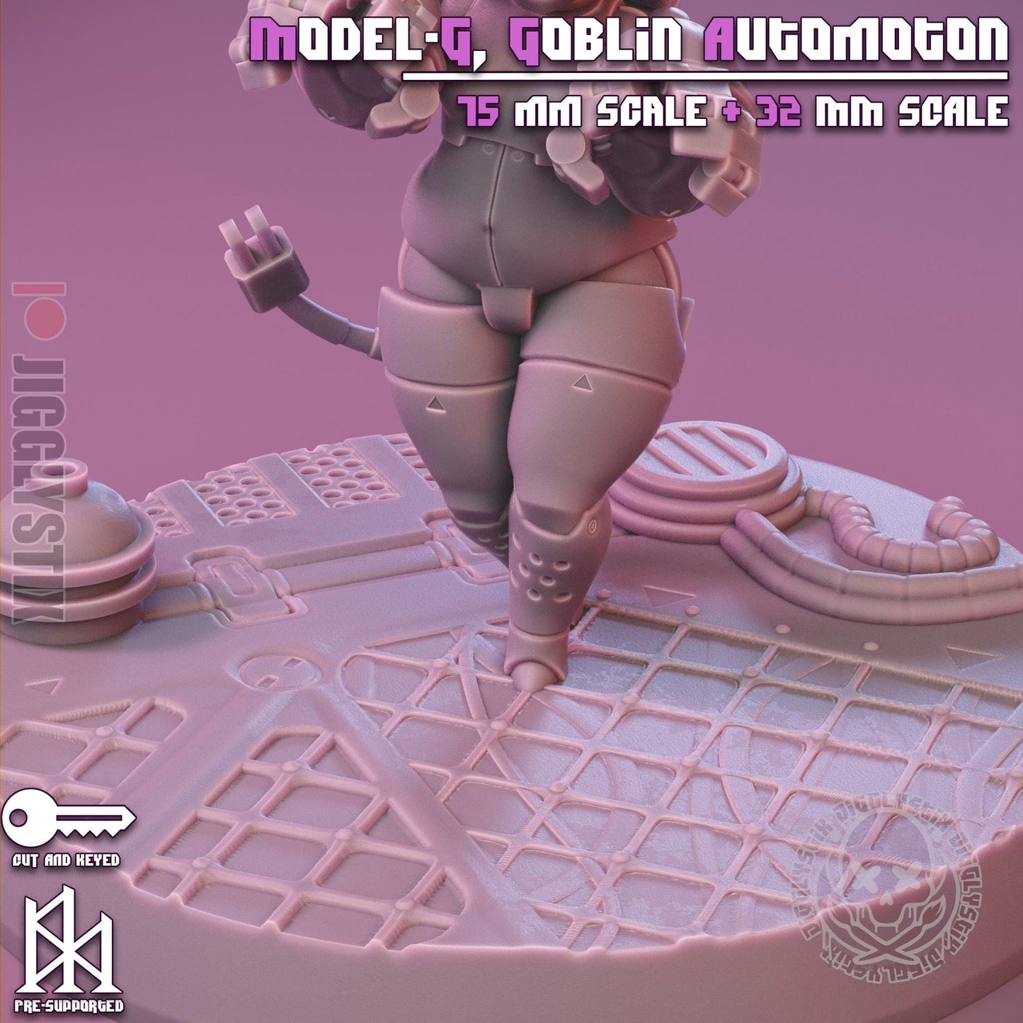 Model-G, the Goblin Automaton Miniature - by Jigglystix