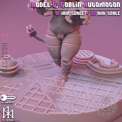 Model-G, the Goblin Automaton Miniature - by Jigglystix