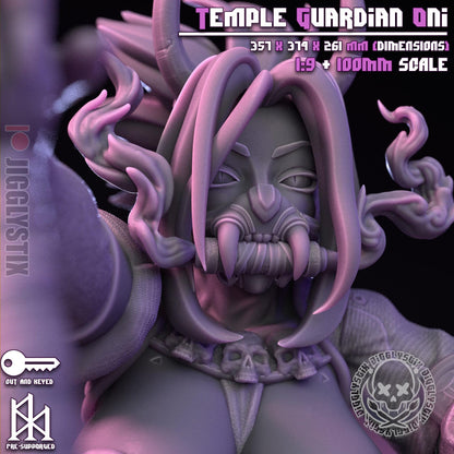 Temple Guardian Oni Miniature - by Jigglystix