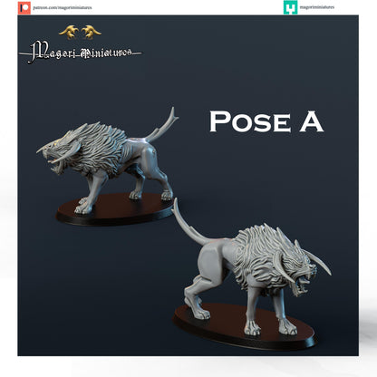 Chaos Warhound Miniatures - by Magori Miniatures