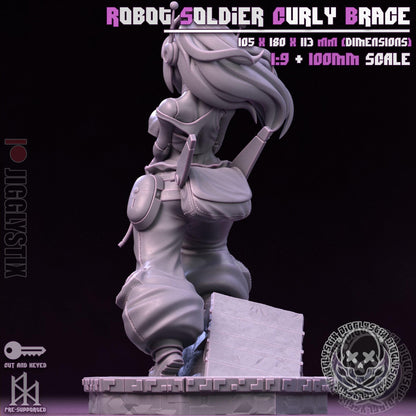 Robot Soldier Curly Brace Miniature - by Jigglystix