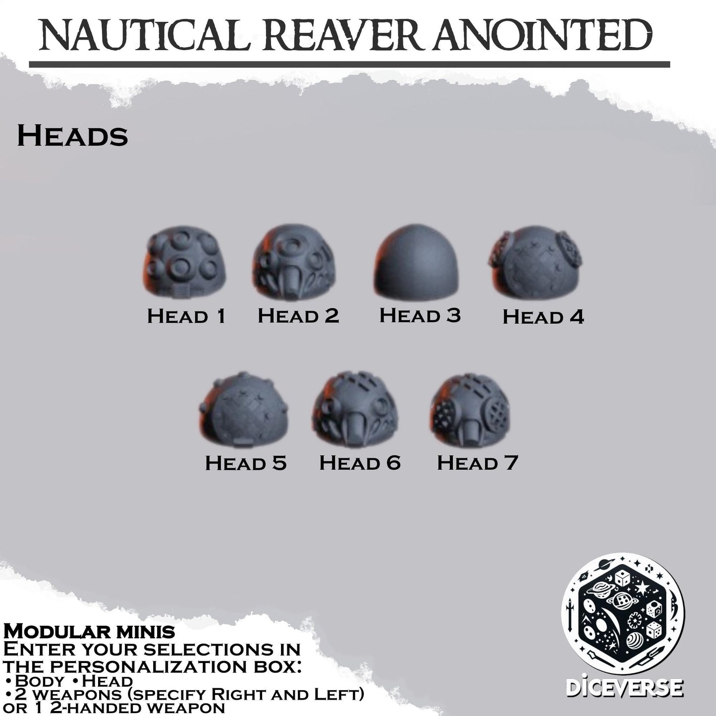 Nautical Reaver Anointed Modular Miniatures - Diceverse