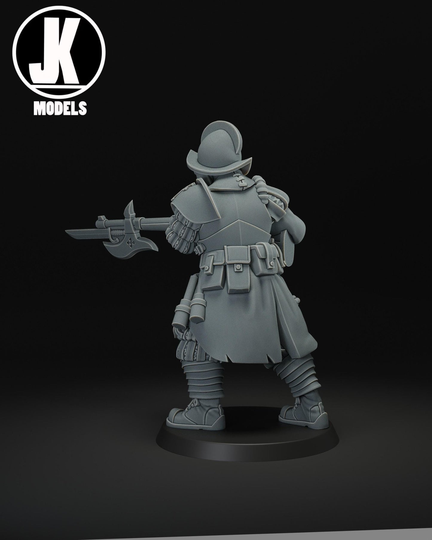 Papal Halberdier Miniature - JK Remo Models