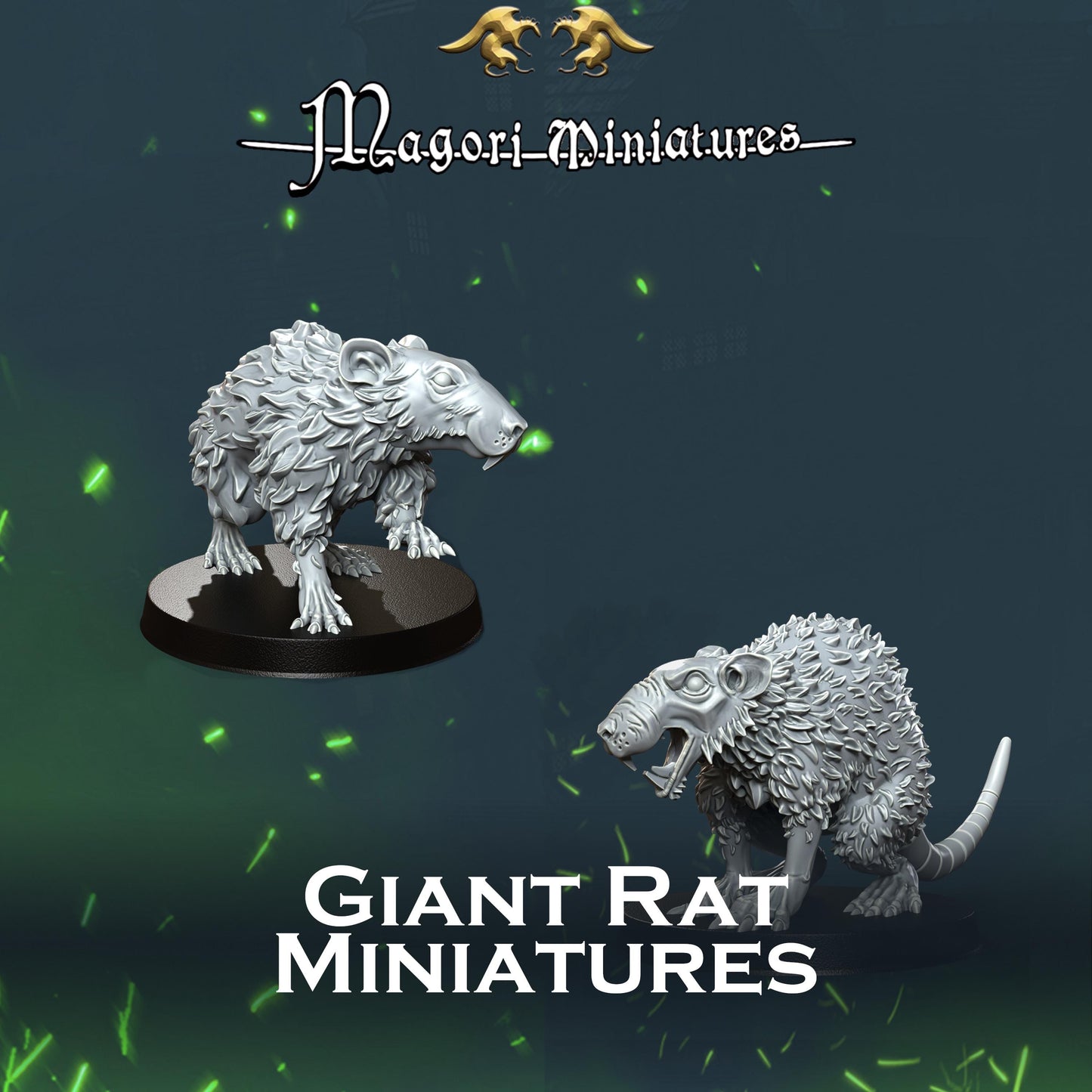 Giant Rat Miniatures - by Magori Miniatures