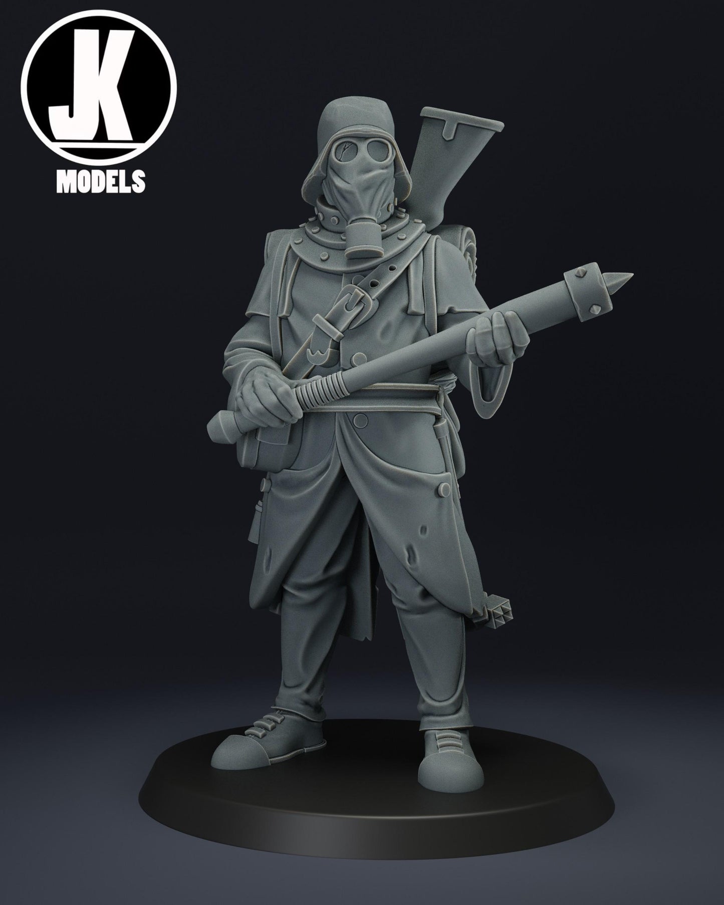 Trench Warrior Miniature - JK Remo Models