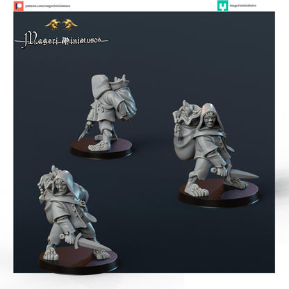 Halfling Thief Rogue Miniature - by Magori Miniatures
