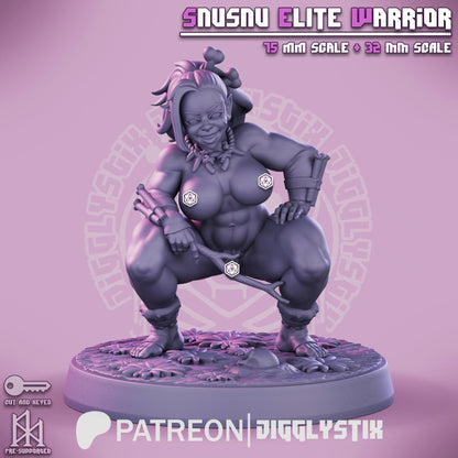 SnuSnu Elite Warrior Miniature - by Jigglystix