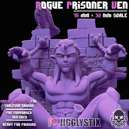 Rogue Prisoner Ven Miniature - by Jigglystix