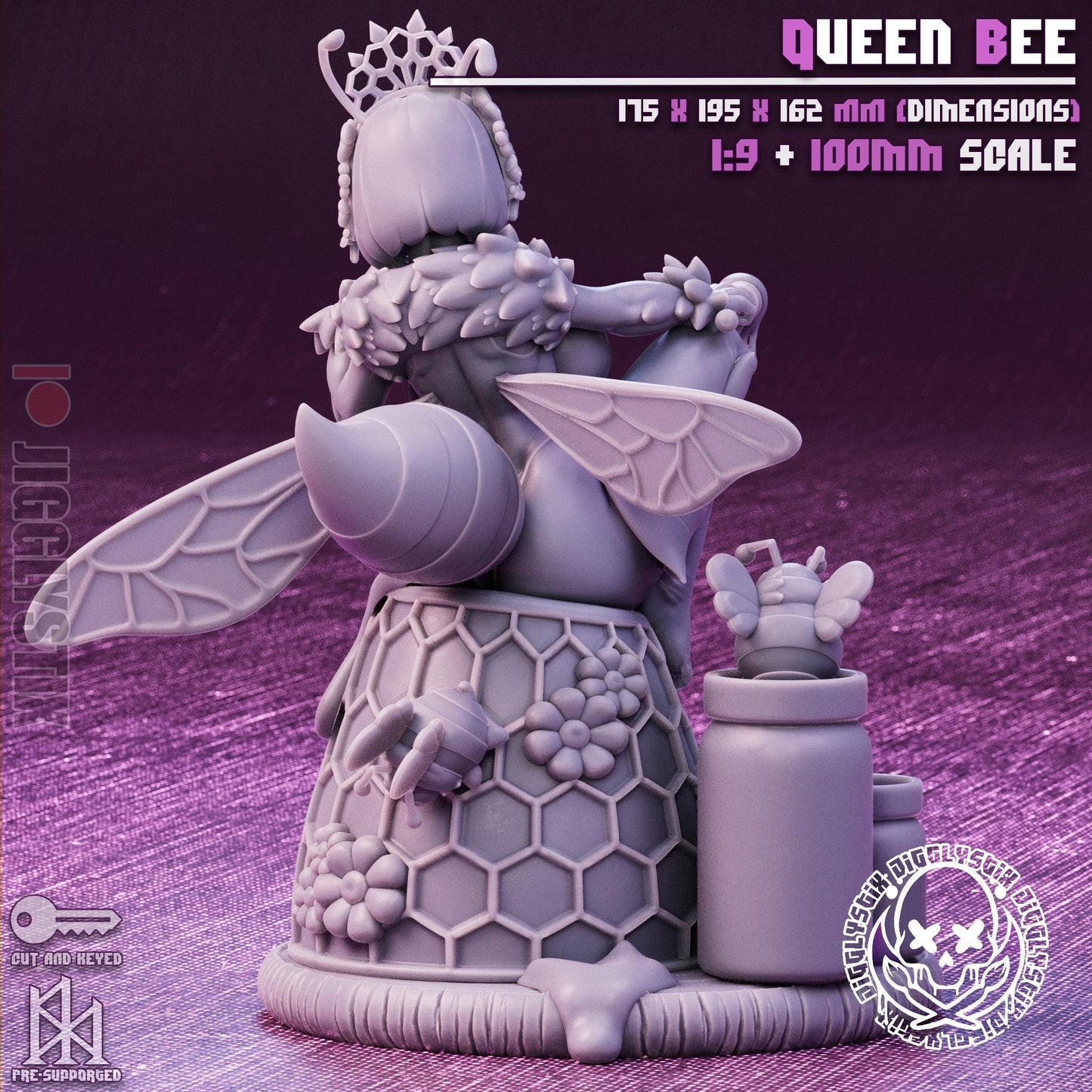 Queen Bee Miniature - by Jigglystix