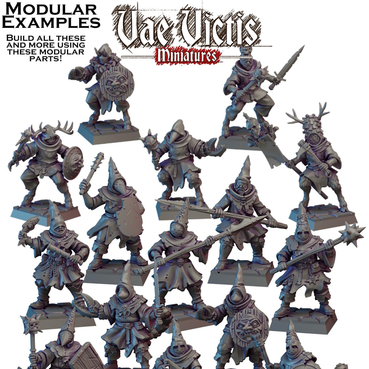 Modular Cultist Miniatures - by Vae Victis Miniatures