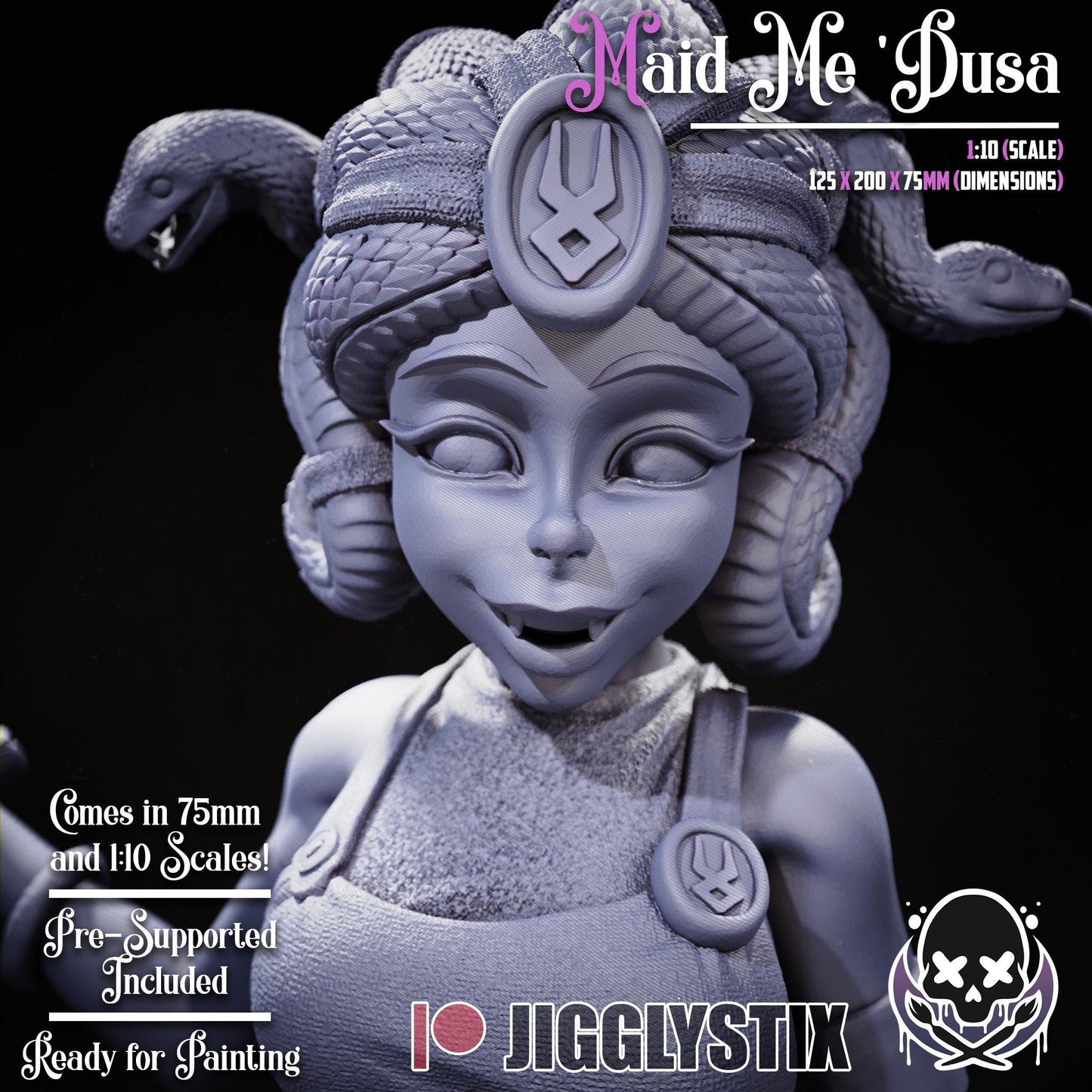 Maid Me Dusa Miniature - by Jigglystix