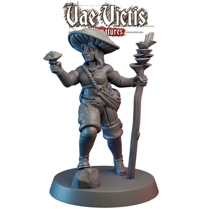 Circle of Spores Druid Miniature - by Vae Victis Miniatures