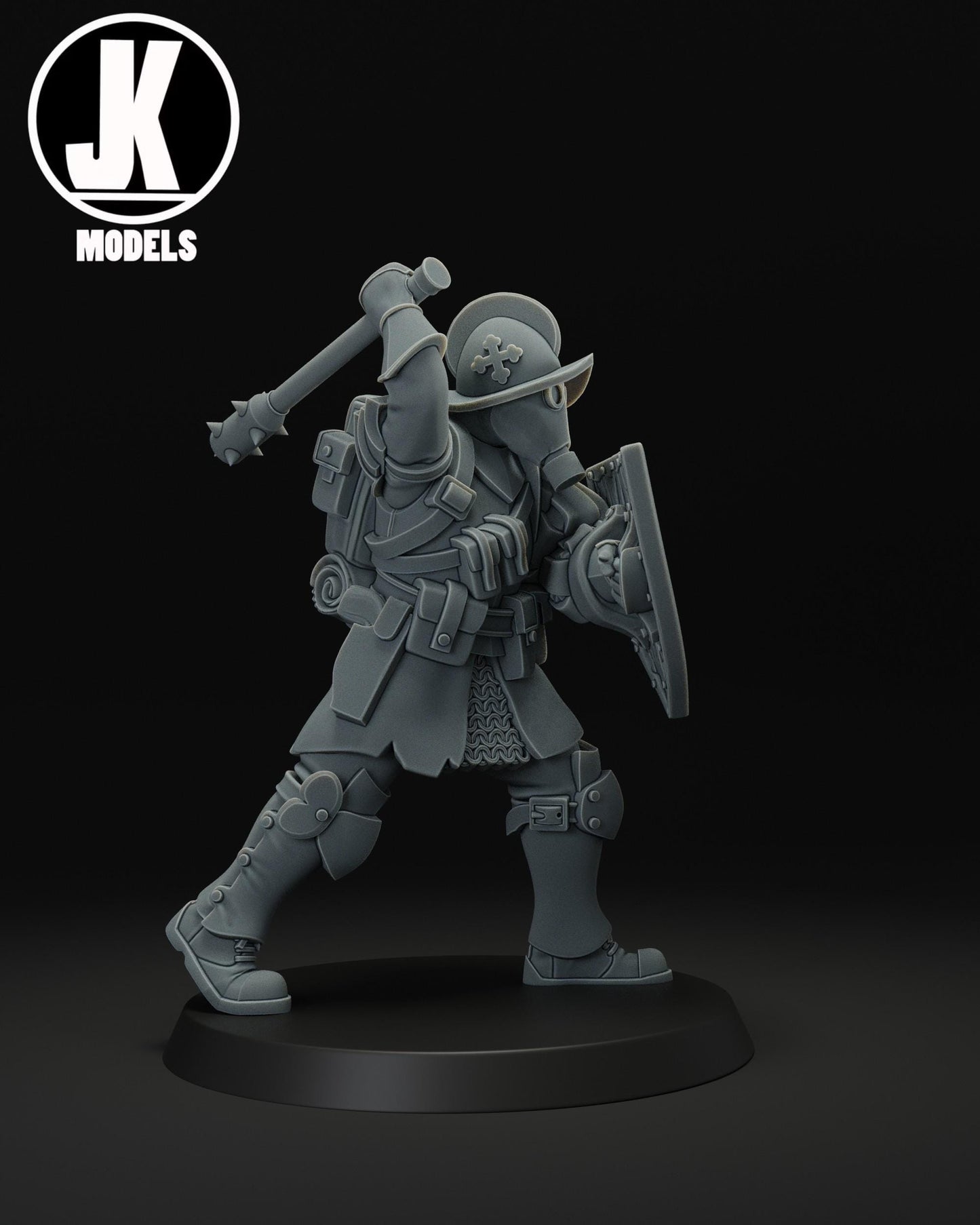 Papal Melee Trooper Miniature - JK Remo Models
