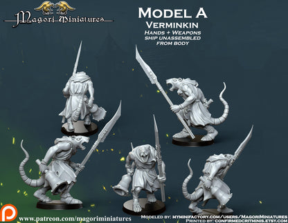 Ratfolk Warband Miniatures - by Magori Miniatures