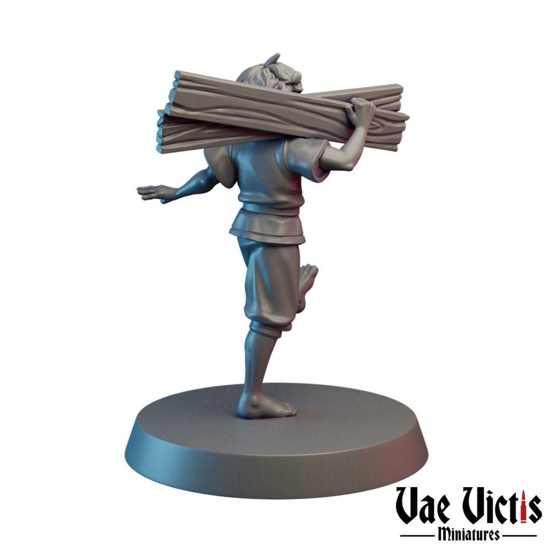 Young Worker Miniature - by Vae Victis Miniatures