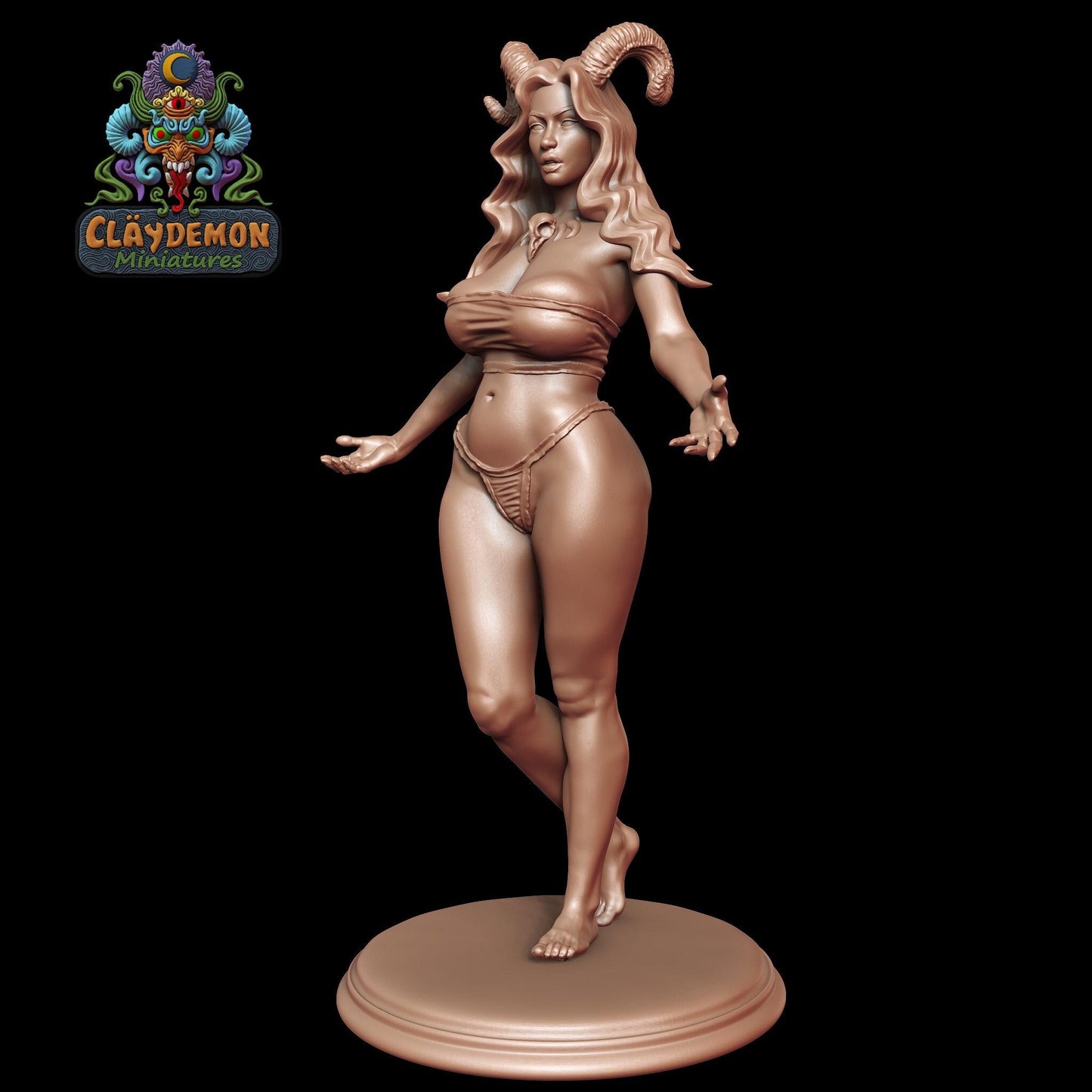 Azami the Ghost Conjurer Miniature - by Claydemon Miniatures