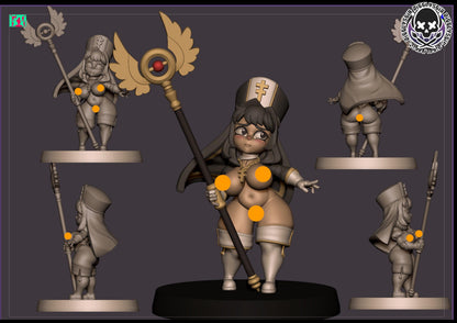 Little Clergy Staff Bishop Miniature - by Jigglystix