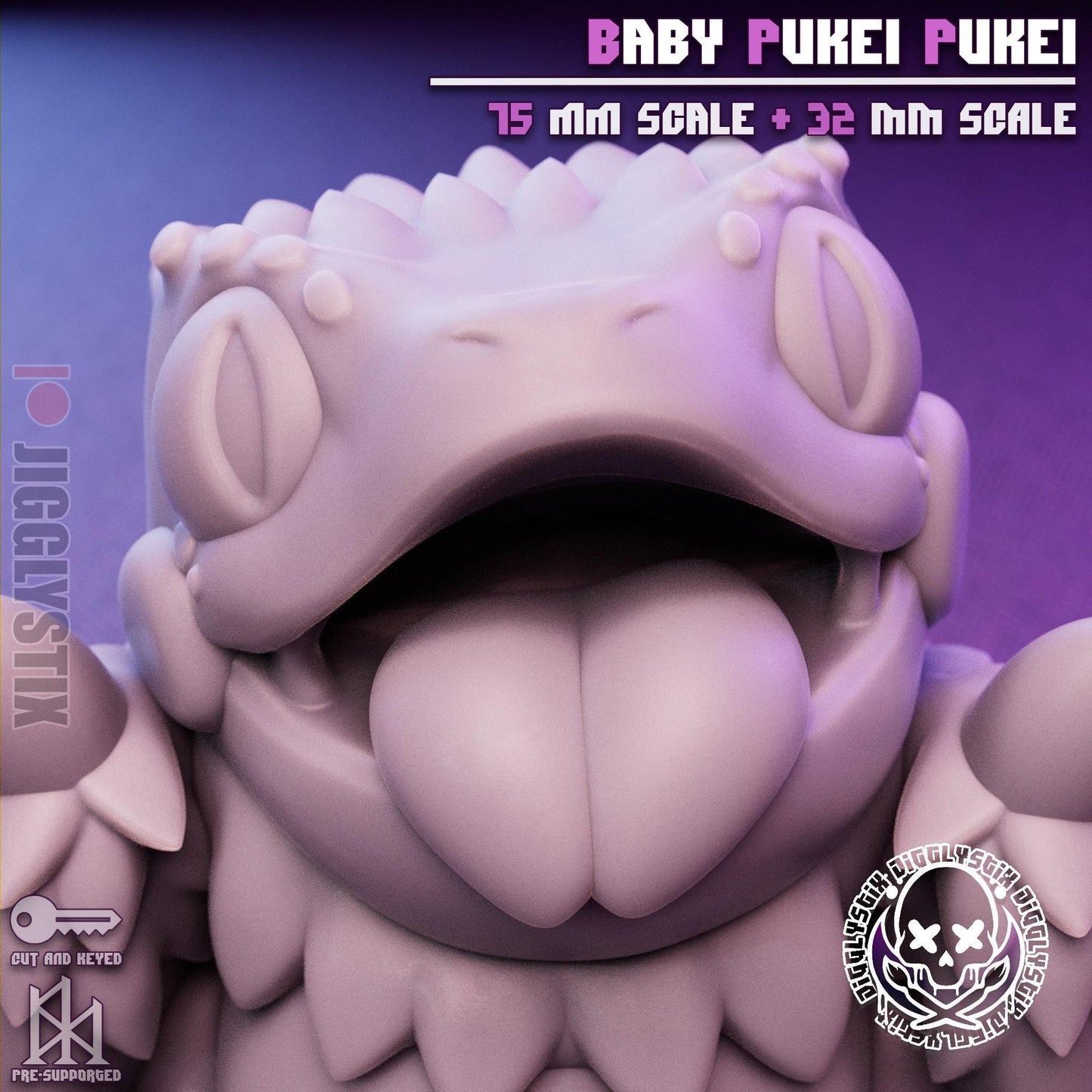 Baby Wild Monster Miniature - by Jigglystix
