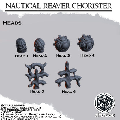 Nautical Chorister Reaver Modular Miniatures - Diceverse