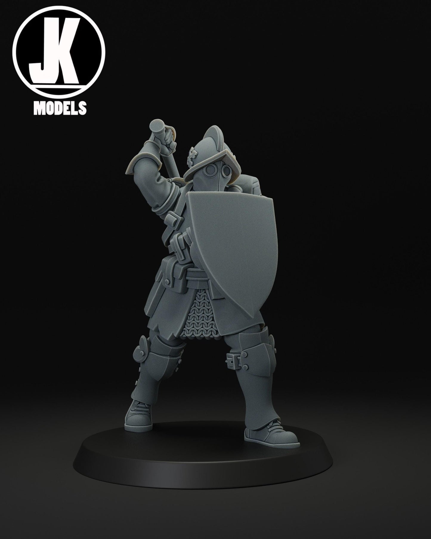 Papal Melee Trooper Miniature - JK Remo Models
