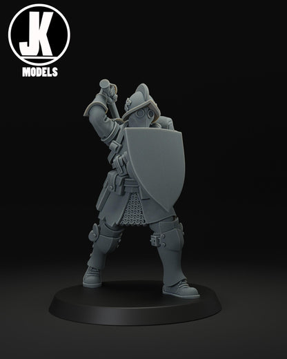 Papal Melee Trooper Miniature - JK Remo Models