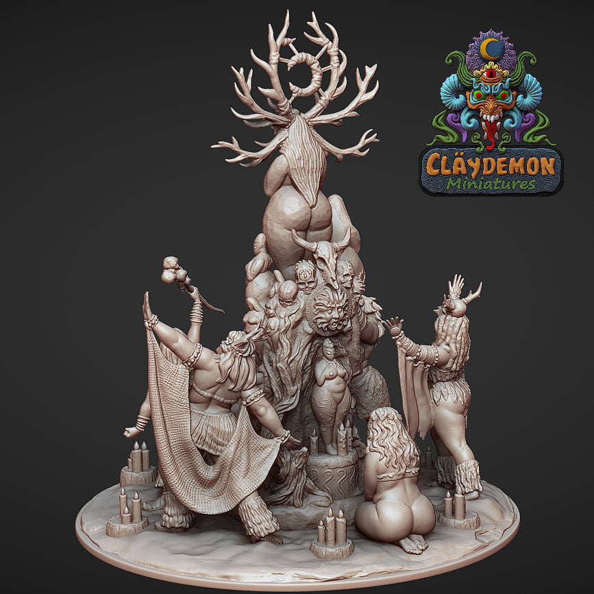 The Ritual of Derketo Diorama - by Claydemon Miniatures