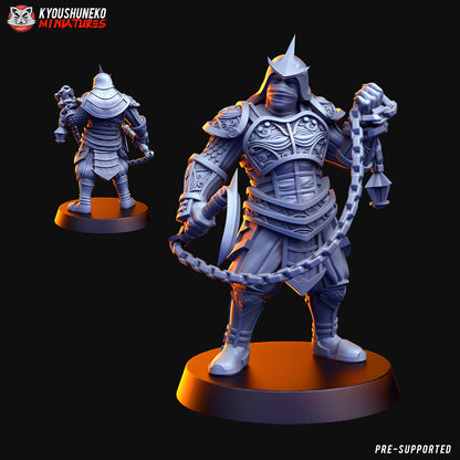 Japanese Ninja Hanzo Hero Miniature - by Kyoushuneko Miniatures