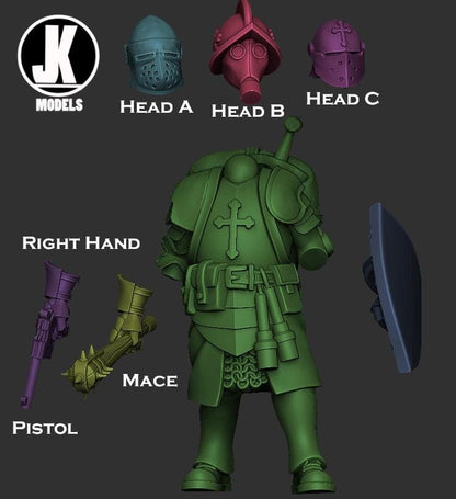 Papal Trench Guard Miniature - JK Remo Models