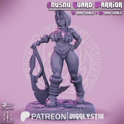 SnuSnu Guard Warrior Miniature - by Jigglystix