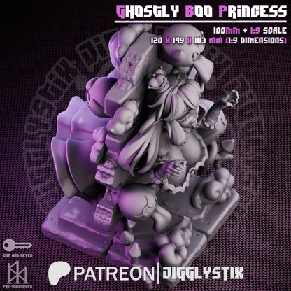 Ghostly Boo Princess Miniature - by Jigglystix
