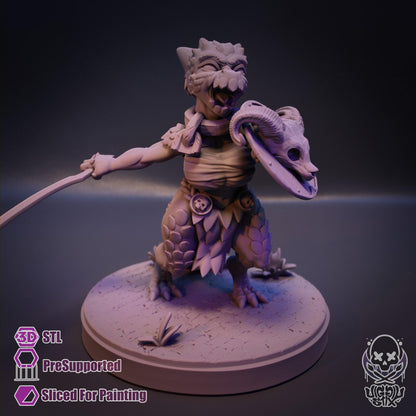 Embattlement Saber Kobold Miniature - by Jigglystix