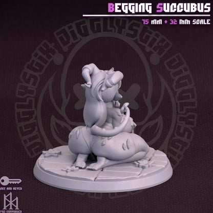 Begging Succubus Miniature - by Jigglystix