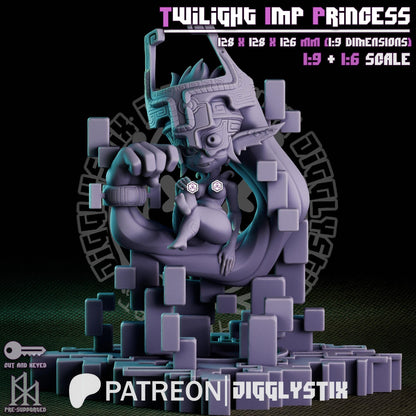 Twilight Imp Princess Miniature - by Jigglystix