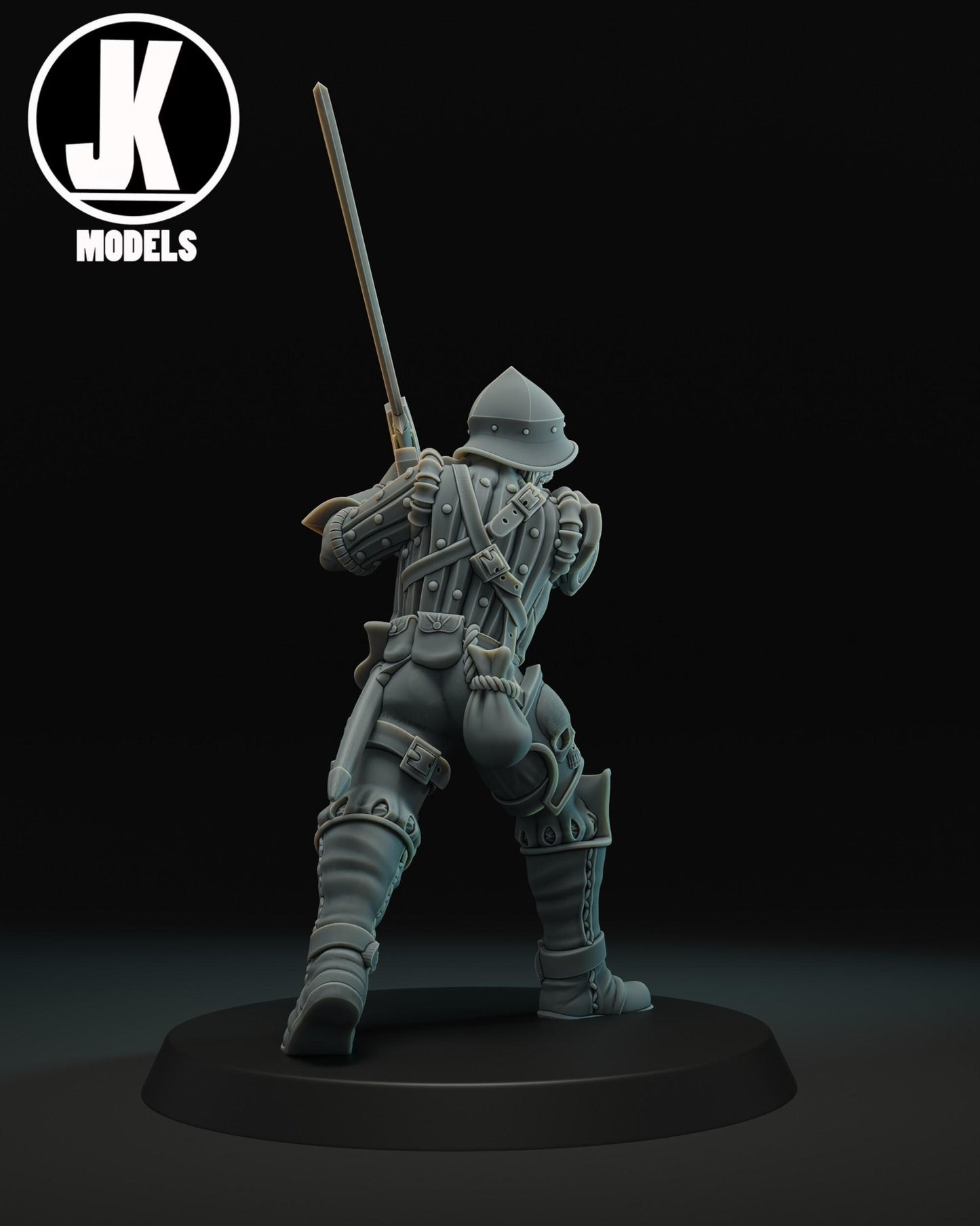 Greatsword Mercenary Miniature - JK Remo Models