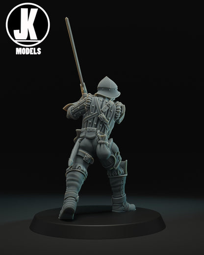 Greatsword Mercenary Miniature - JK Remo Models