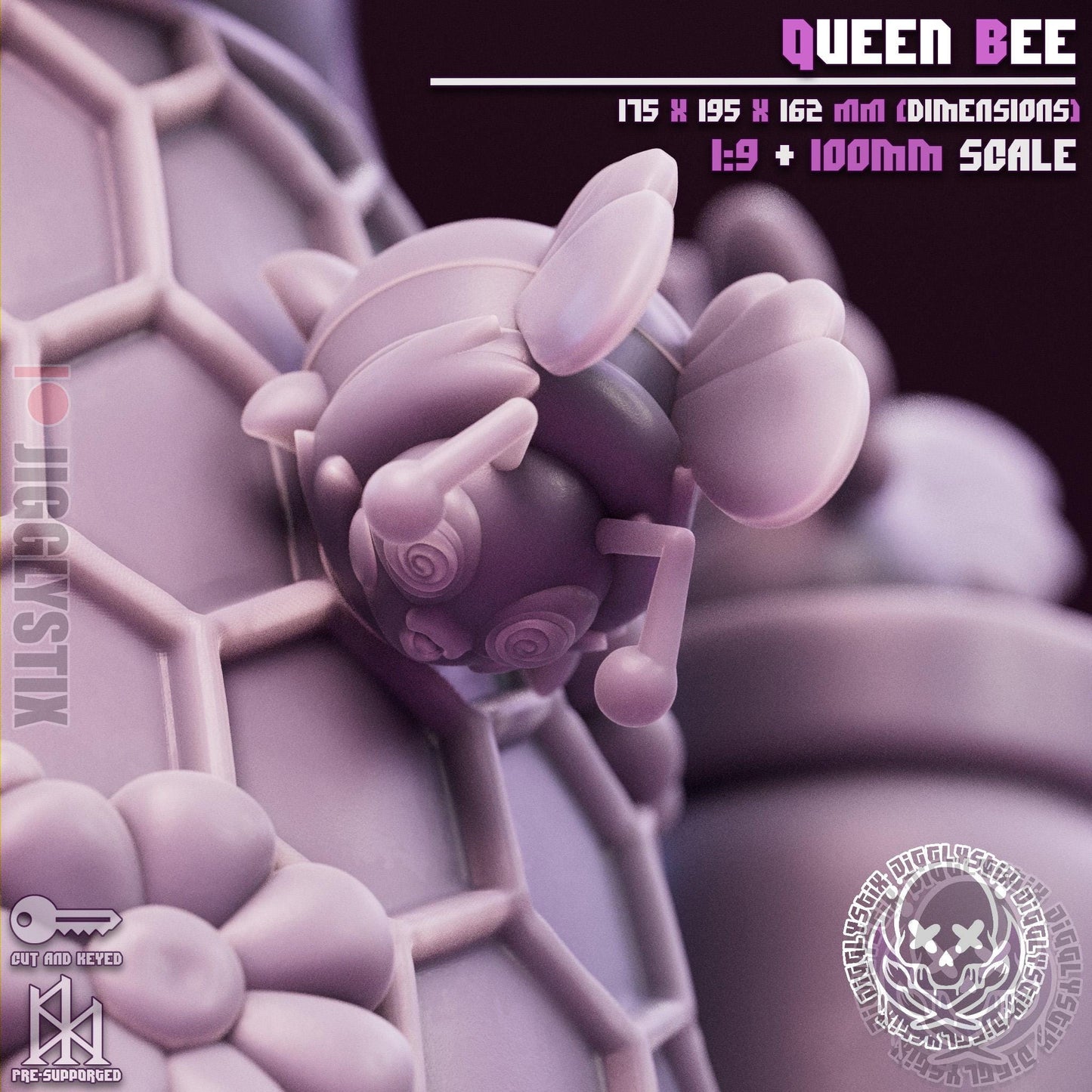Queen Bee Miniature - by Jigglystix