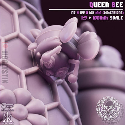 Queen Bee Miniature - by Jigglystix
