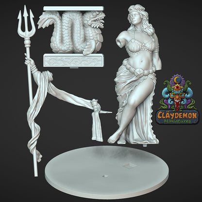 Goddess Dione Miniature - by Claydemon Miniatures