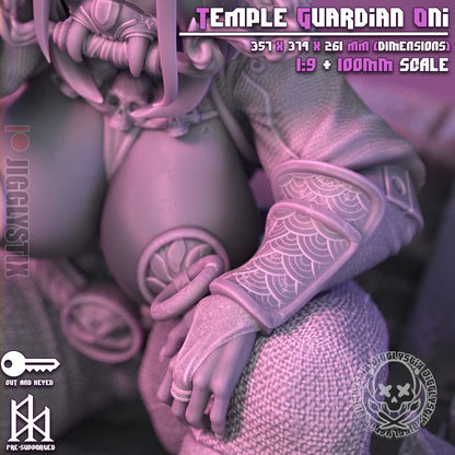 Temple Guardian Oni Miniature - by Jigglystix