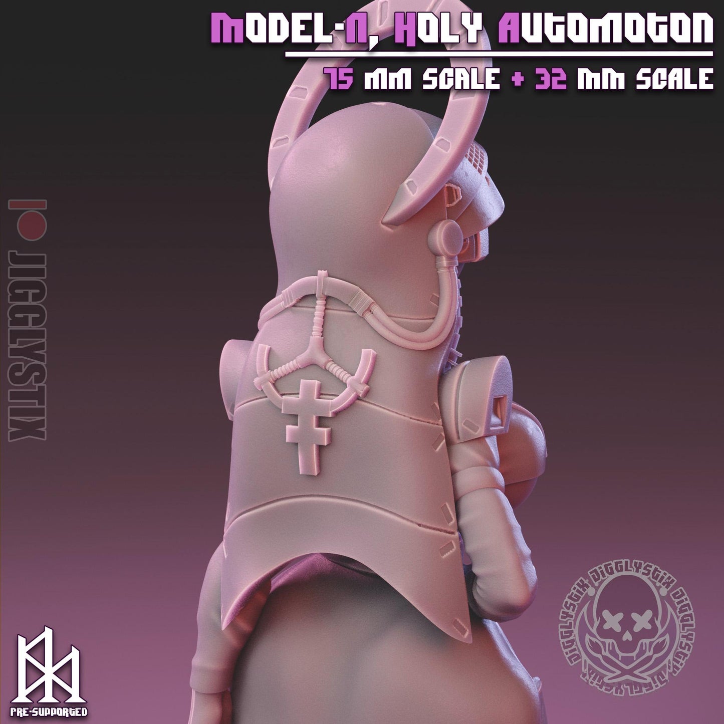 Model-N, the Holy Automoton Miniature - by Jigglystix