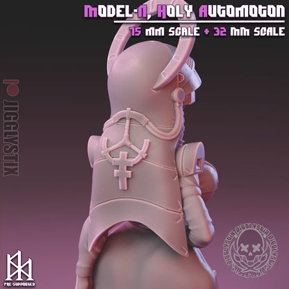 Model-N, the Holy Automoton Miniature - by Jigglystix