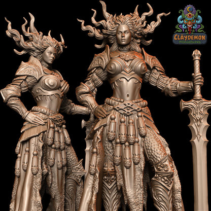 Void Touched Verekyss Miniature - by Claydemon Miniatures