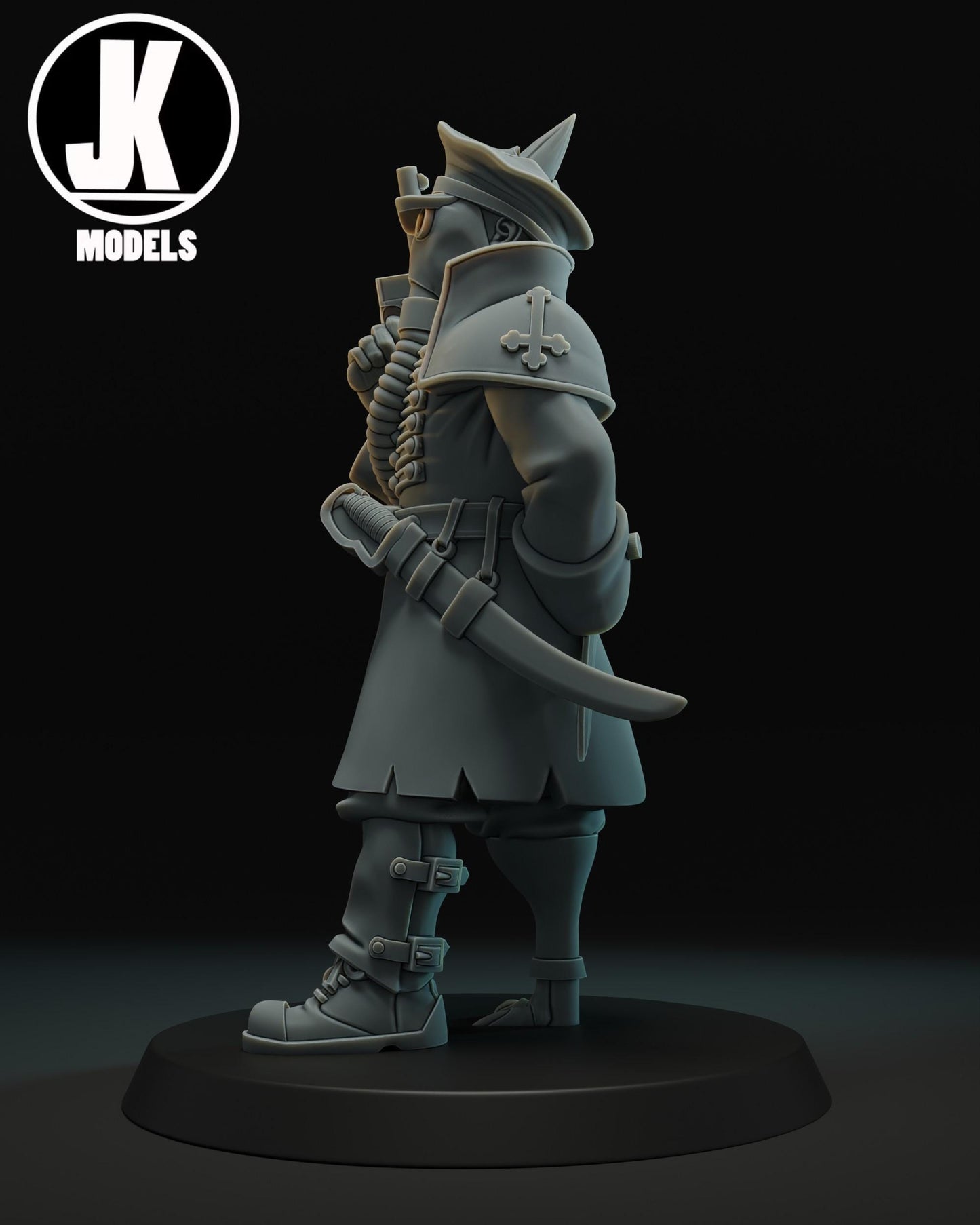 Infernal Officer Miniature - JK Remo Models