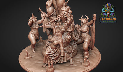 The Ritual of Derketo Diorama - by Claydemon Miniatures