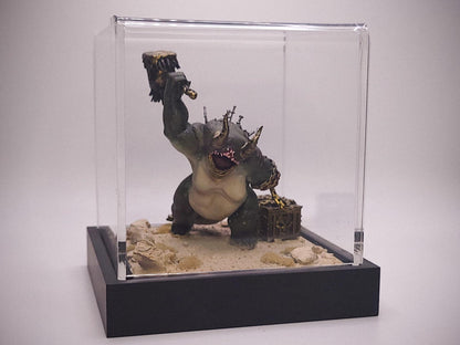 Gold Afflicted Demon Miniature - by Jigglystix