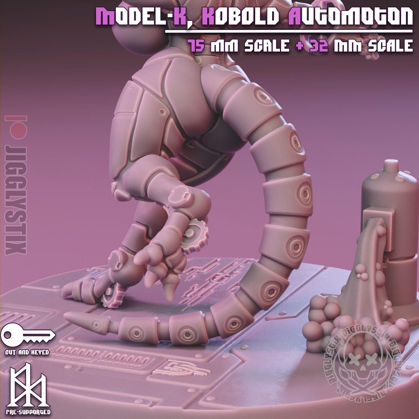 Model-K, the Kobold Automaton Miniature - by Jigglystix