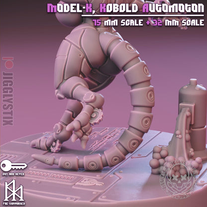 Model-K, the Kobold Automaton Miniature - by Jigglystix